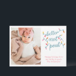 Funny Kids Photo Pout Holiday Card<br><div class="desc">Can’t get your kids to smile for a family photo? No problem! This “better not pout” holiday card is perfect for those frowning photos. Give your friends and family a good laugh this holiday season.</div>