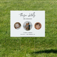Funny Kids Photo Script Engagement Party Welcome