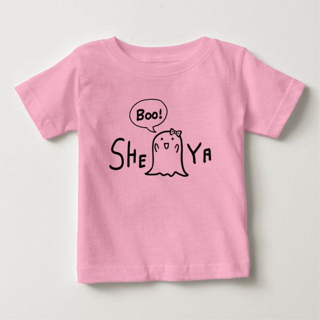 Funny Kid's T-shirt - Shibuya (She-Boo-Ya) (Front)