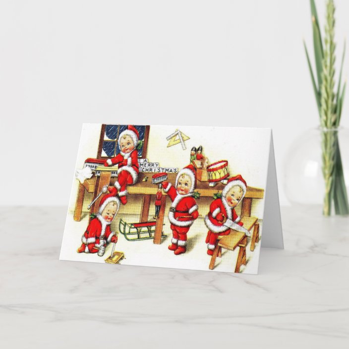 funny kids xmas greeting card  Zazzle.com