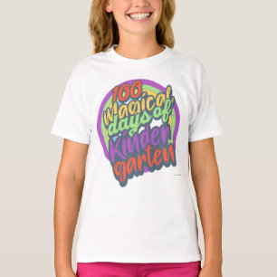 Funny Kindergarten 100th Day Sparkle Teacher Class T-Shirt