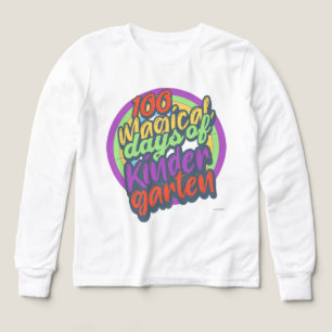 Funny Kindergarten 100th Day Sparkle Teacher Class Tri-Blend Shirts