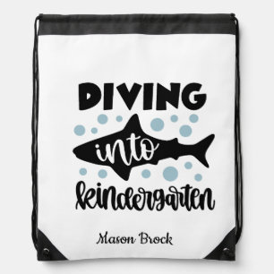 Funny Kindergarten Gift Drawstring Bag