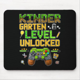 Funny Kindergarten Level Unlocked Ck To School Gam Mouse Pad