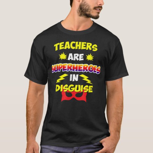 Funny Kindergarten Teacher  _ Superheroes Superpow T_Shirt
