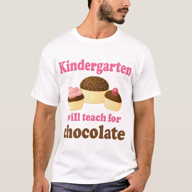 Funny Kindergarten Teacher Tee (Front)