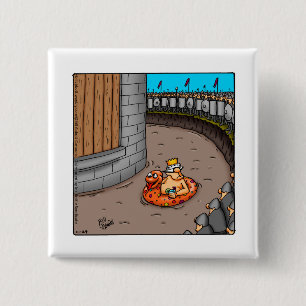 Funny King Of The Castle Humor Button