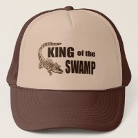 Funny King of the Swamp - Gator Hunter Hat