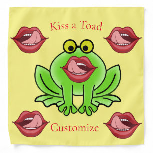 Funny Kiss A Toad Thunder_Cove Bandana