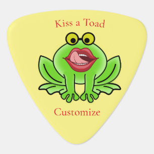 Funny Kiss A Toad Thunder_Cove Guitar Pick