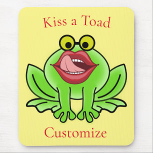 Funny Kiss A Toad Thunder_Cove Mouse Pad