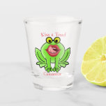 Funny Kiss A Toad Thunder_cove Shot Glass at Zazzle