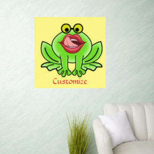 Funny Kiss A Toad Thunder_Cove Wall Decal
