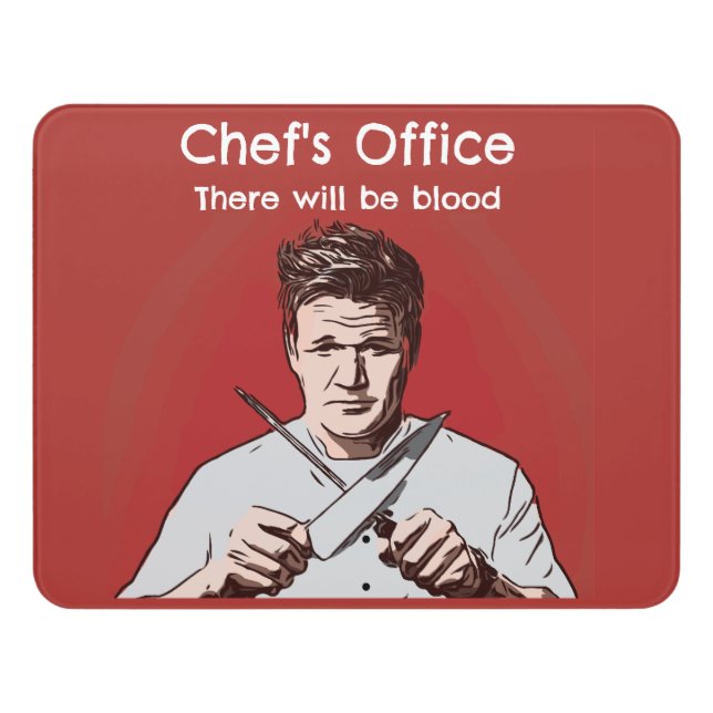 Funny Kitchen Door And Wall Sign (Contemporary Front)