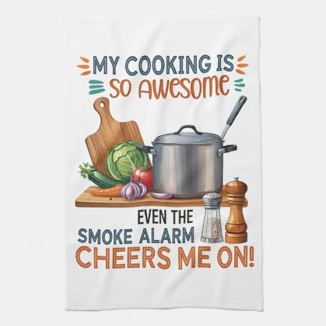 Funny Kitchen Quote Design (2) Towel (Vertical)