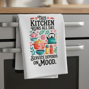 Funny Kitchen Towel Quote Dish 