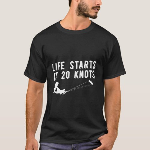 Funny Kitesurfing Knots Kiteboarding T_Shirt