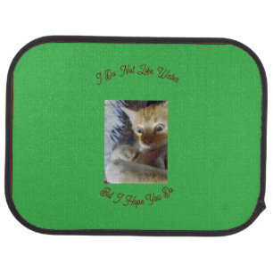 Funny Kitten Personalised Photo Nice Gift Car Floor Mat
