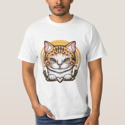 Funny Kitty Cat Trendy Cute Pet Photo T_Shirt