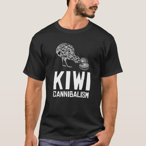 Funny Kiwi Bird Gift Cannibalism For Fruit Lover M T_Shirt