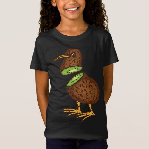 Funny Kiwi Bird Gift Men Women Cool Kiwi Bird Frui T_Shirt