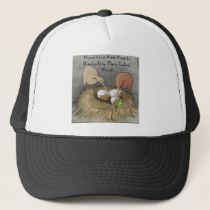 Funny Kiwi Birds Tending Their Fruit Trucker Hat