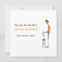 Funny Knee Surgery Get Well Card – Rock This Joint