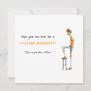 Funny Knee Surgery Get Well Card – Rock This Joint