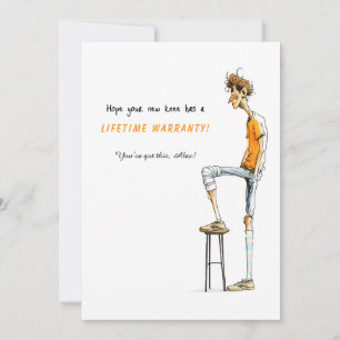 Funny Knee Surgery Get Well Card – Rock This Joint