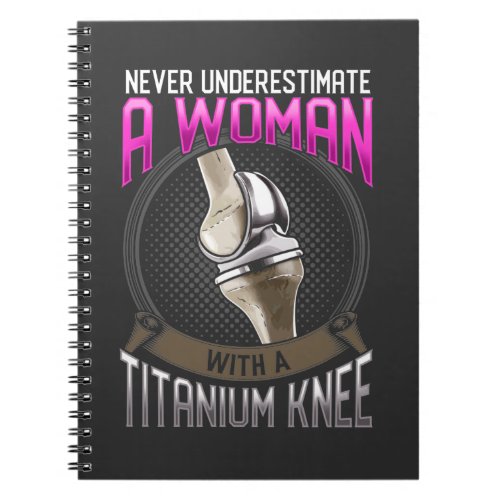 Funny Knee Surgery Recovery Hospital Get Well Notebook