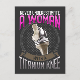 Funny Knee Surgery Recovery Hospital Get Well Postcard