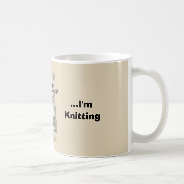 Funny Knitters Mug (Right)