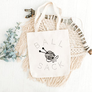 Knitting Ball Sack - Yarn Tote Polyester Tote Bag