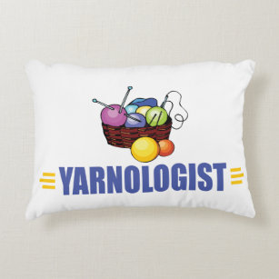 Funny Knitting Decorative Pillow