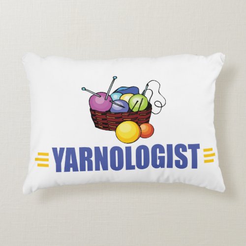 Funny Knitting Decorative Pillow