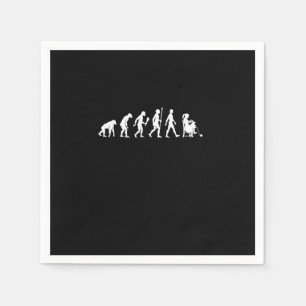 Funny Knitting Evolution Knitter Gift Idea Napkins