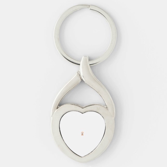 Funny Knitting Ghost Vintage Engraving Design_1 Keychain (Front)