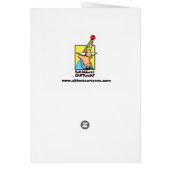 Funny Knitting Humor Blank Card Spectickles (Back)