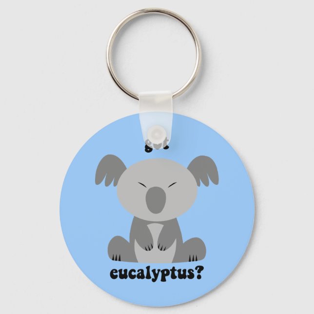 Funny Koala Bear Keychain (Front)