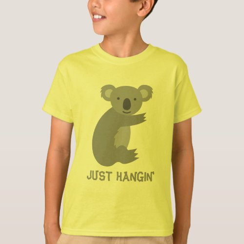 Funny koala bear t shirt for kids