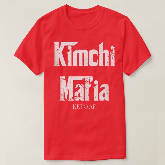 Funny Korean Kimchi Health Keto AF  T-Shirt (Design Front)