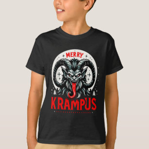 Funny Krampus Men Women Kids Merry Krampus Horror T-Shirt
