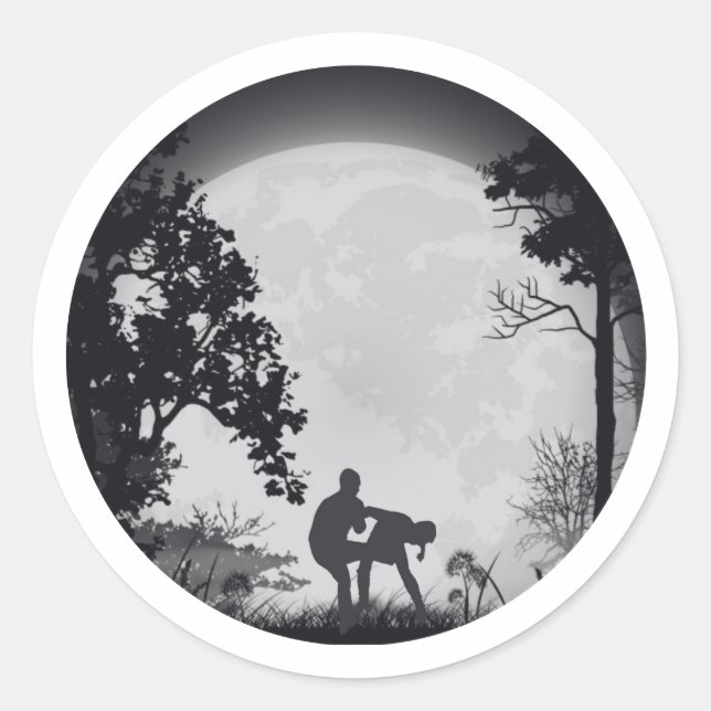 Funny Krav Maga Martial Arts Groin Kick Sticker (Front)