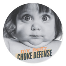 Funny Krav Maga My Best Choke Defense Sticker