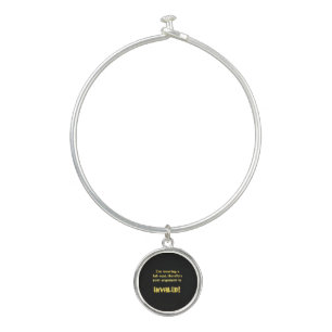 Funny Lab Coat Logic: The Ultimate Argument Ender Bangle Bracelet