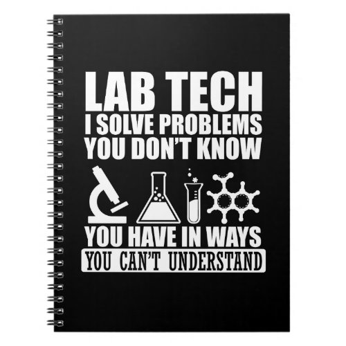 Funny Lab Tech Notebook