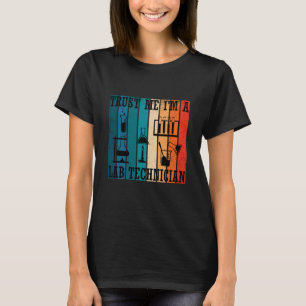 Funny lab tech vintage laboratory technician humor T-Shirt
