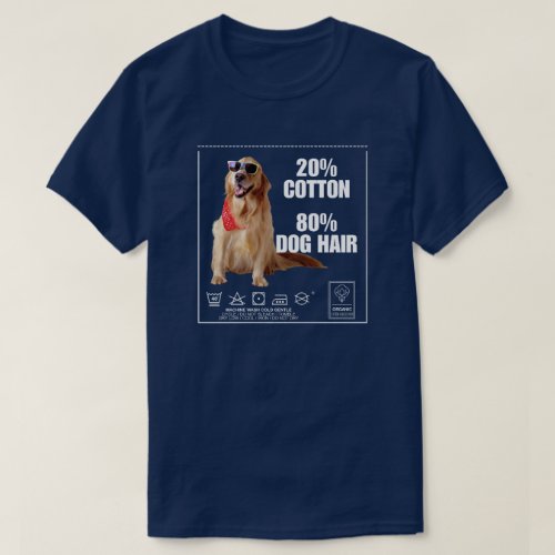 Funny Label Golden Retriever Dog Lover  T_Shirt