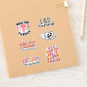 Funny Labor and Delivery L&D Nurse Pack Sticker