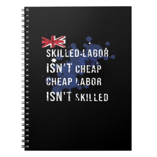 Funny Labor Day Funstravaganza Liberty, Laughs & F Notebook (Front)